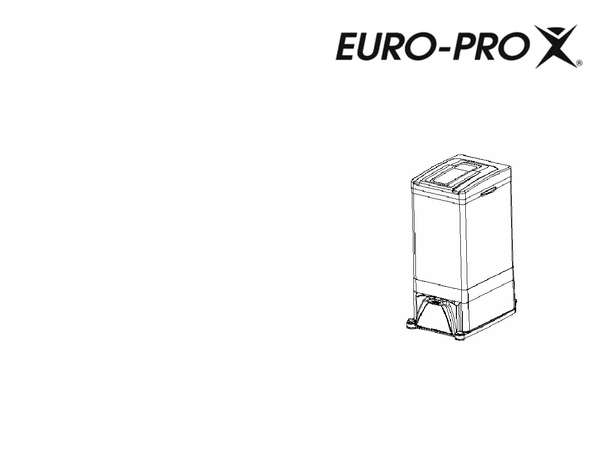 Euro-Pro GC130HS User Manual | 8 pages
