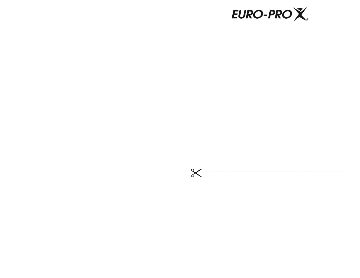 One (1) year limited warranty, Ownership registration card | Euro-Pro GC130HS User Manual | Page 2 / 8