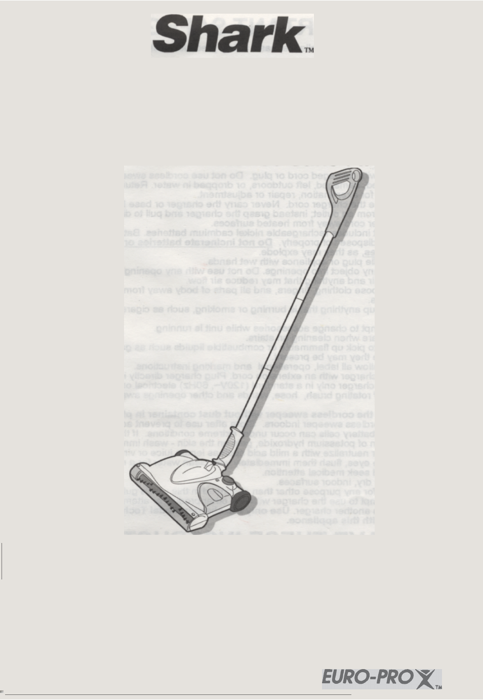 Euro-Pro UV610 User Manual | 10 pages