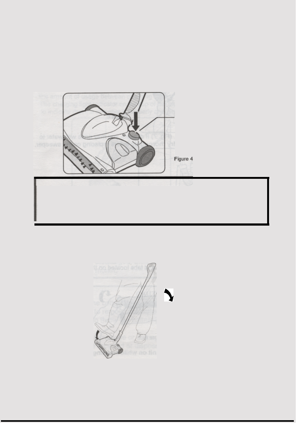 How to operate your cordless sweeper, Caution | Euro-Pro UV610 User Manual | Page 5 / 10