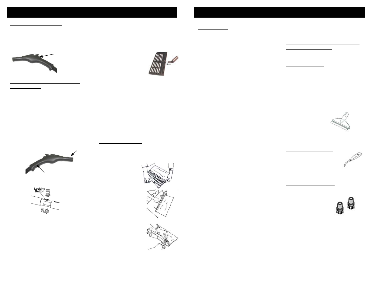 Operating instructions | Euro-Pro S3306H User Manual | Page 8 / 8