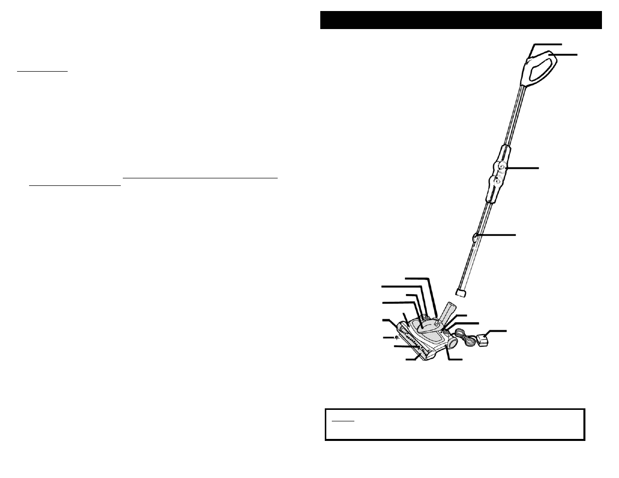 Conserve estas instrucciones, Medidas importantes de seguridad, Para uso doméstico solamente | Partes y componentes | Euro-Pro SHARK V1950 User Manual | Page 8 / 13