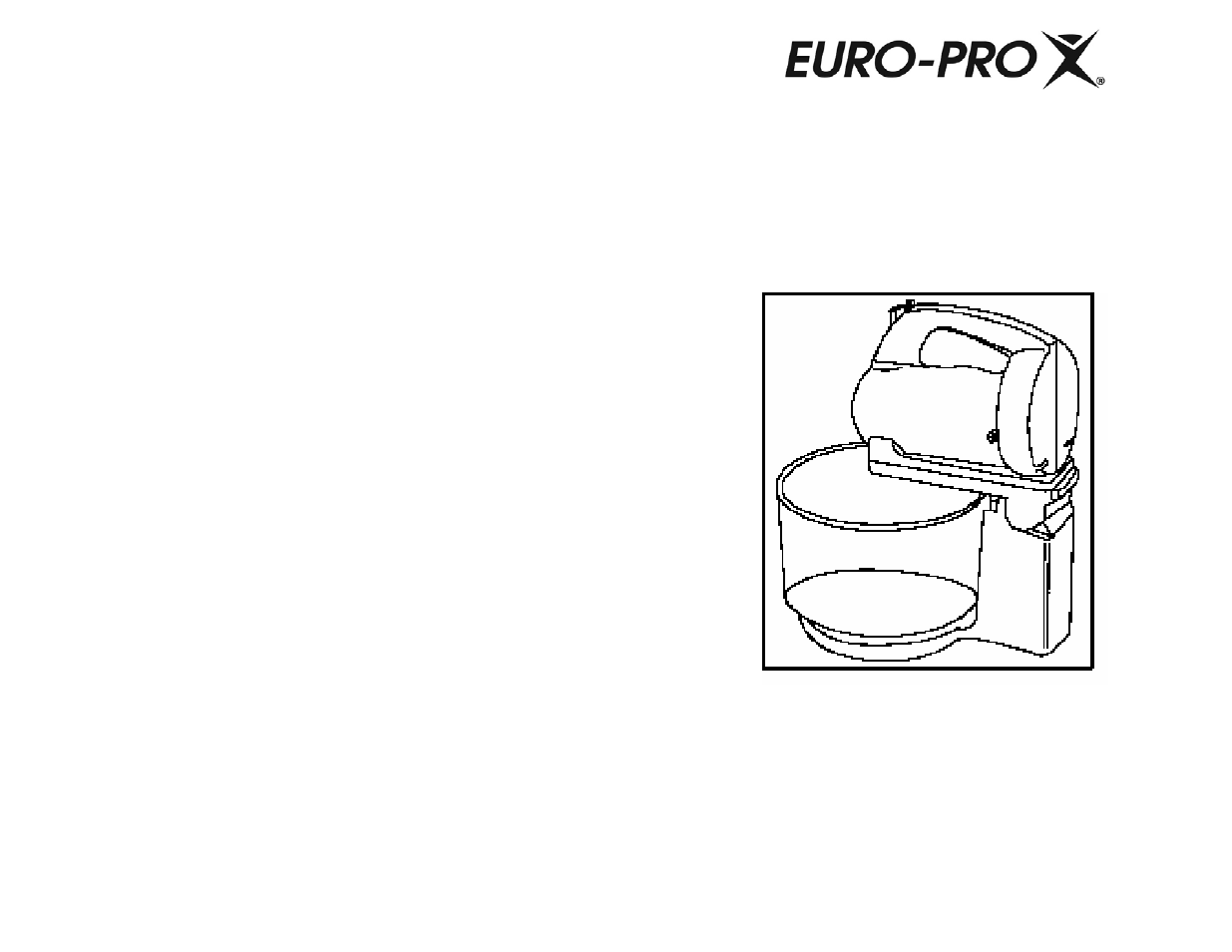 Euro-Pro KM550E User Manual | 5 pages