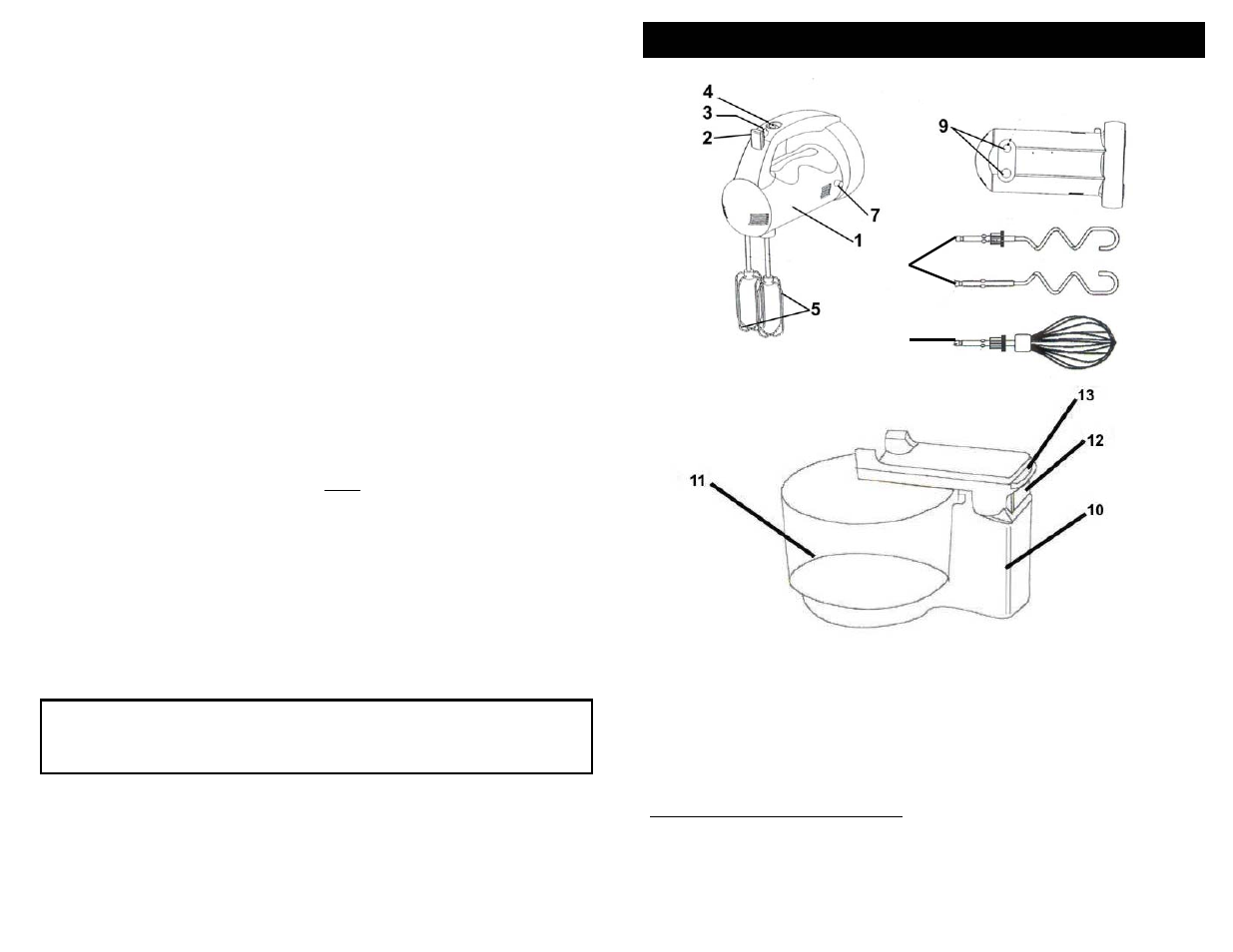 Slide number 2, Save these instructions, Important safety instructions | For household use only, Technical specifications | Euro-Pro KM550E User Manual | Page 2 / 5