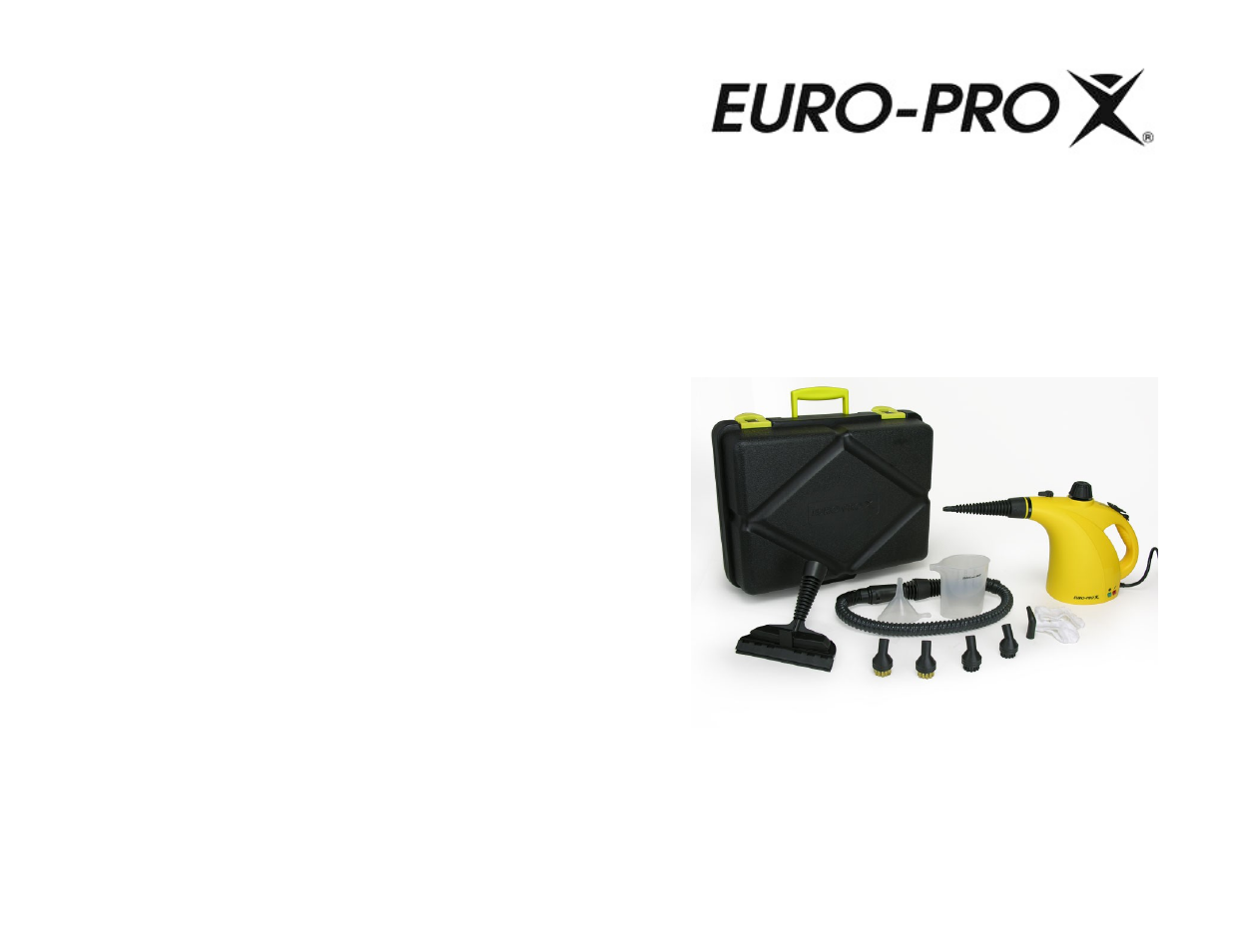 Euro-Pro SC717XH User Manual | 6 pages