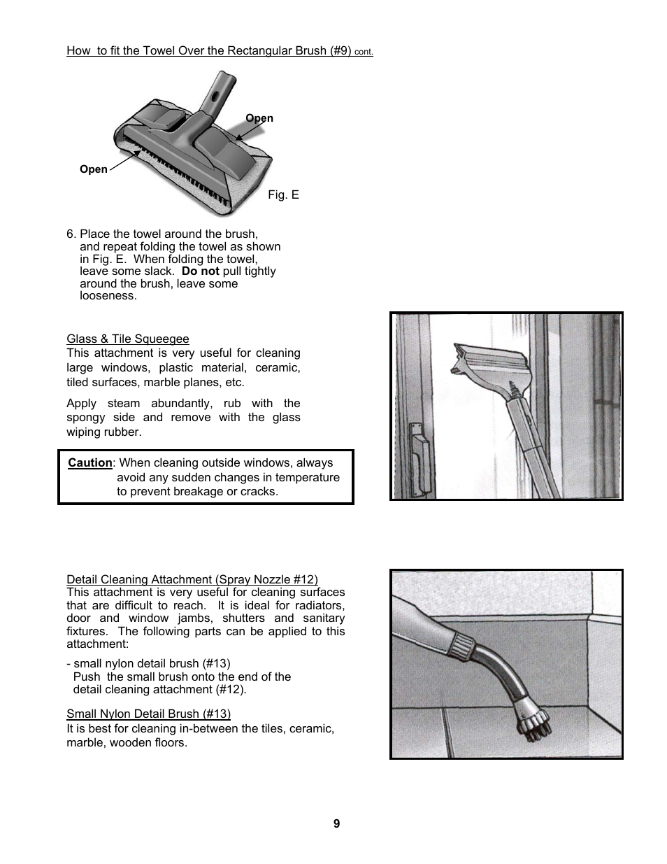 Euro-Pro HYDRA STEAMER SC412 User Manual | Page 10 / 15