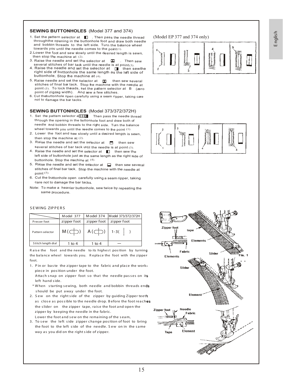 M ( ), A ( ), En g lis h | Euro-Pro 372H User Manual | Page 17 / 23