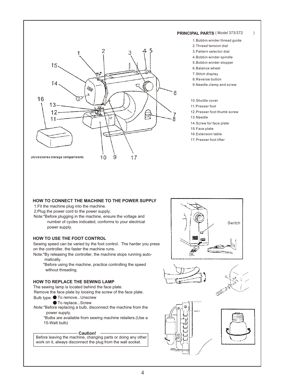 Euro-Pro 372H User Manual | Page 6 / 23