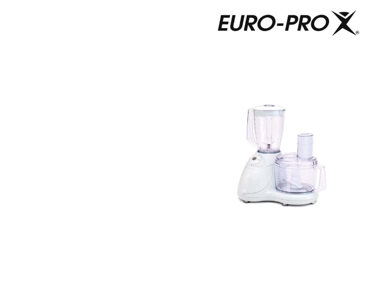 Euro-Pro EP96W User Manual | 7 pages