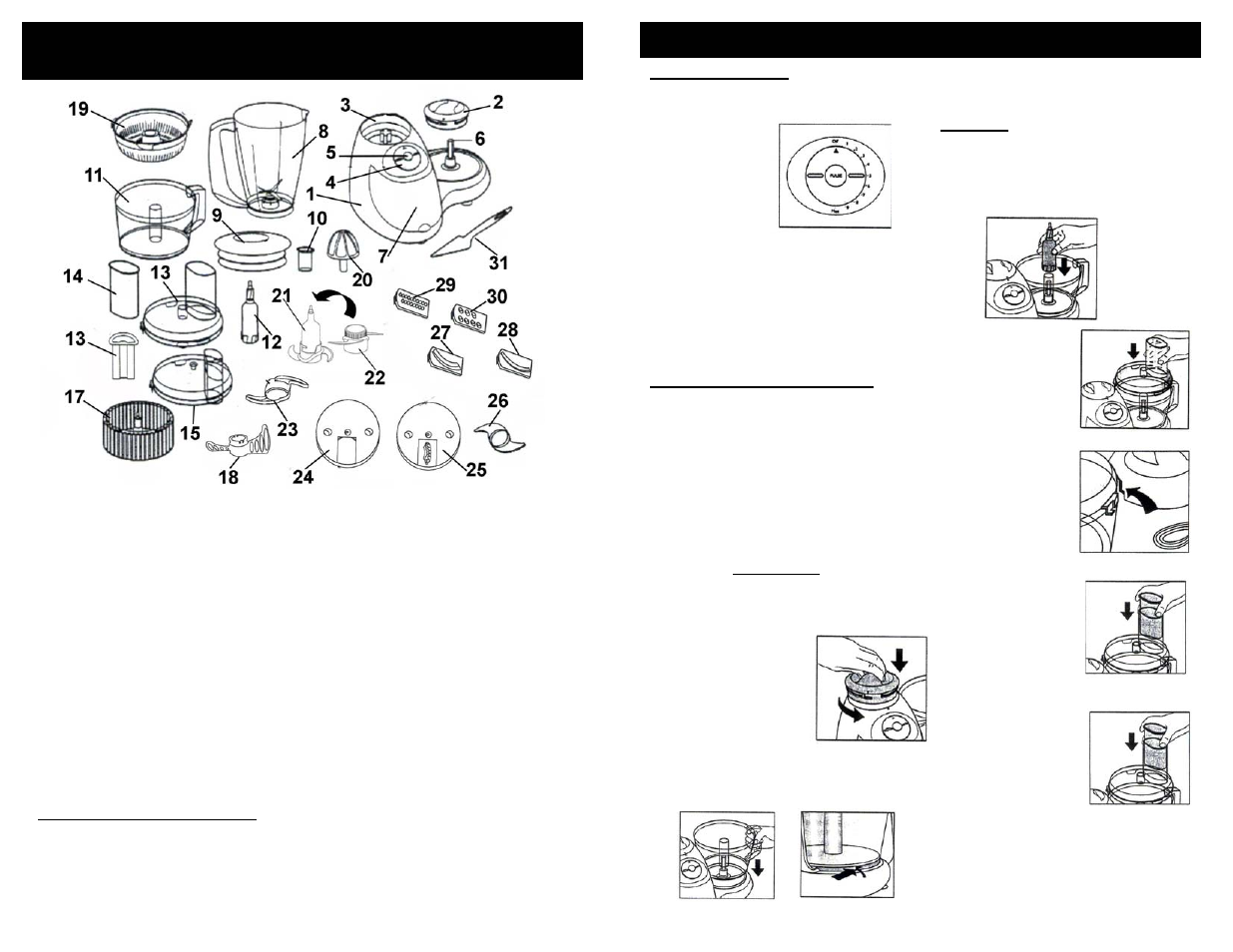 Euro-Pro EP96W User Manual | Page 3 / 7