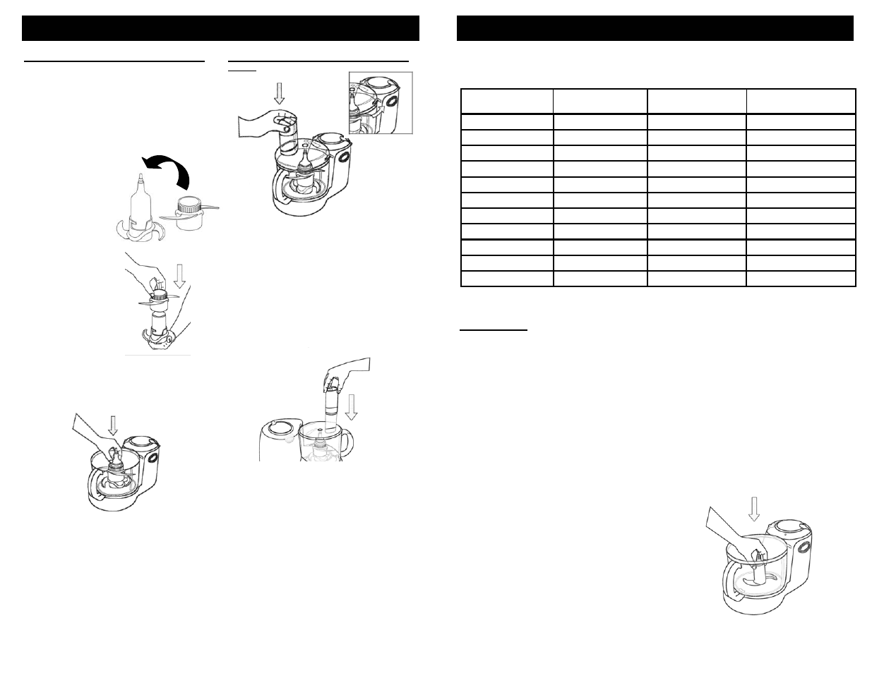 Operating instructions | Euro-Pro EP96W User Manual | Page 4 / 7