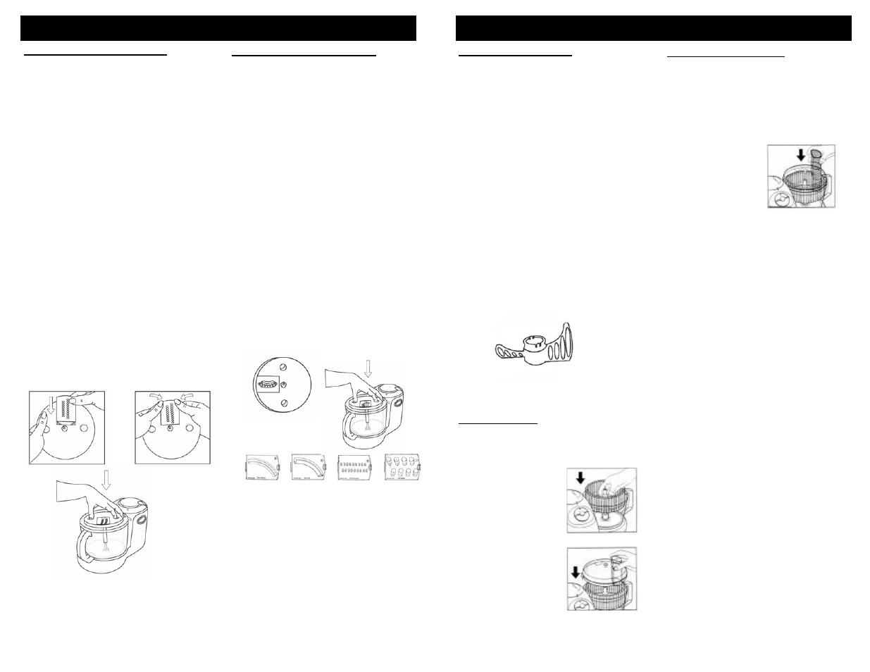 Operating instructions | Euro-Pro EP96W User Manual | Page 5 / 7