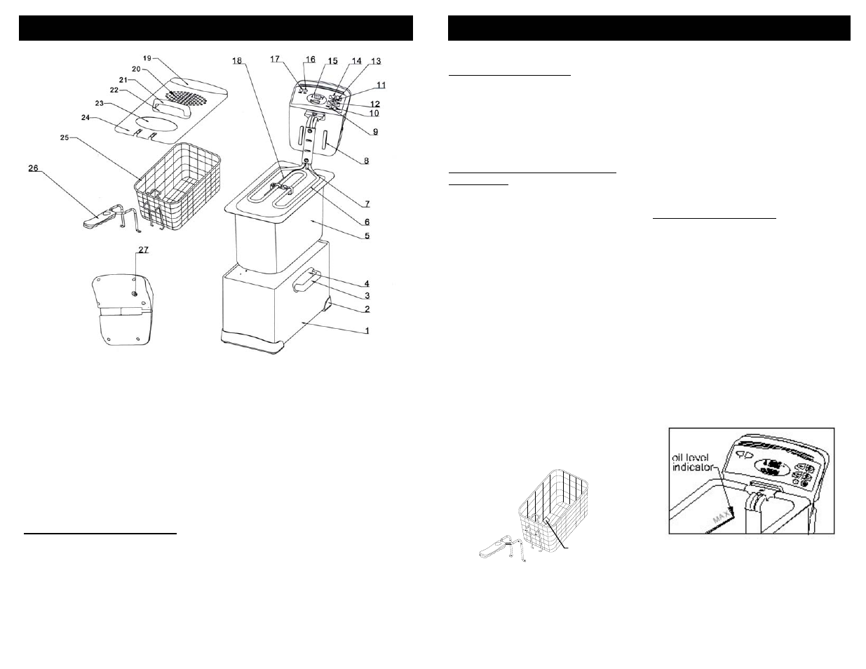 Slide number 3, Getting to know your deep fryer, Technical specifications | Operating instructions | Euro-Pro 4 LITER F1068 User Manual | Page 3 / 7