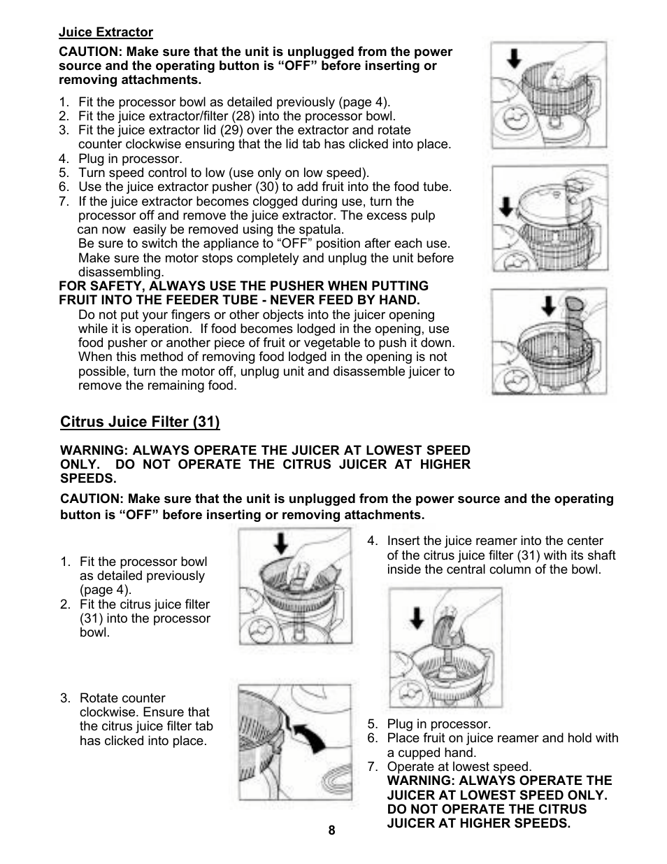 Euro-Pro EKP110 User Manual | Page 10 / 13