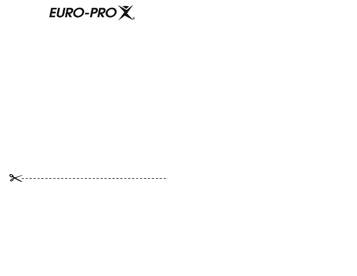 Slide number 6, Product registration card, One (1) year limited warranty | For canadian consumers only | Euro-Pro EP279 User Manual | Page 6 / 6