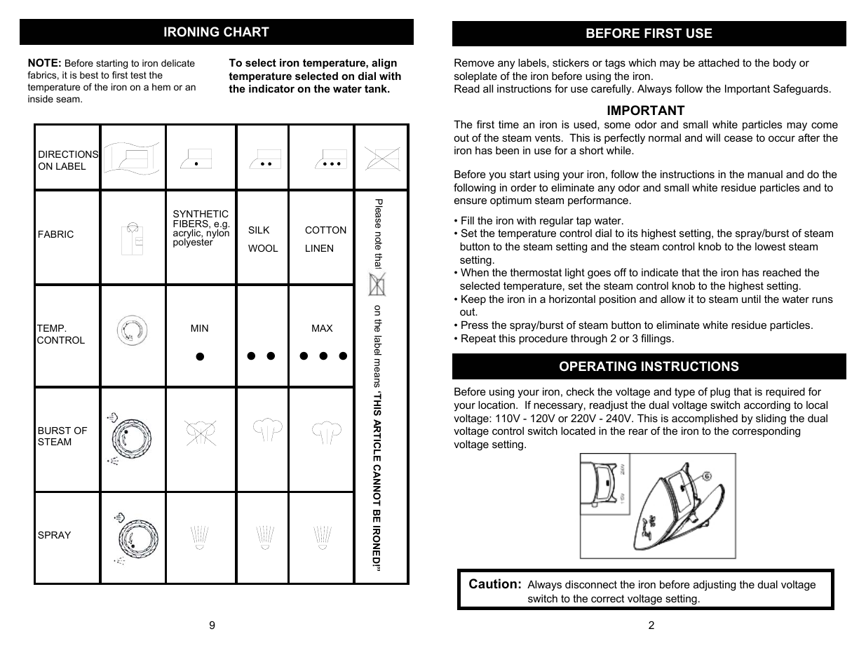 Euro-Pro EP171 User Manual | Page 5 / 8