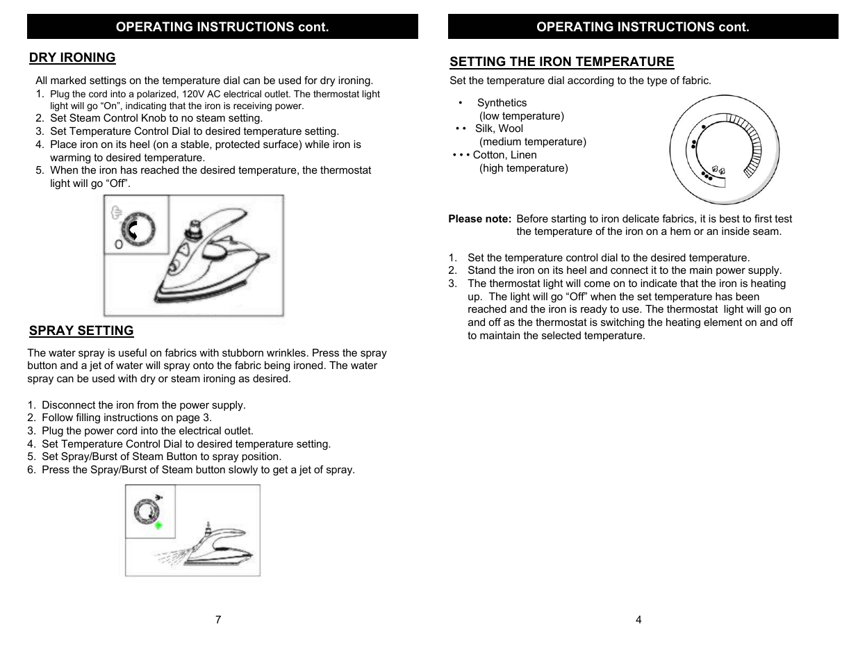 Euro-Pro EP171 User Manual | Page 7 / 8