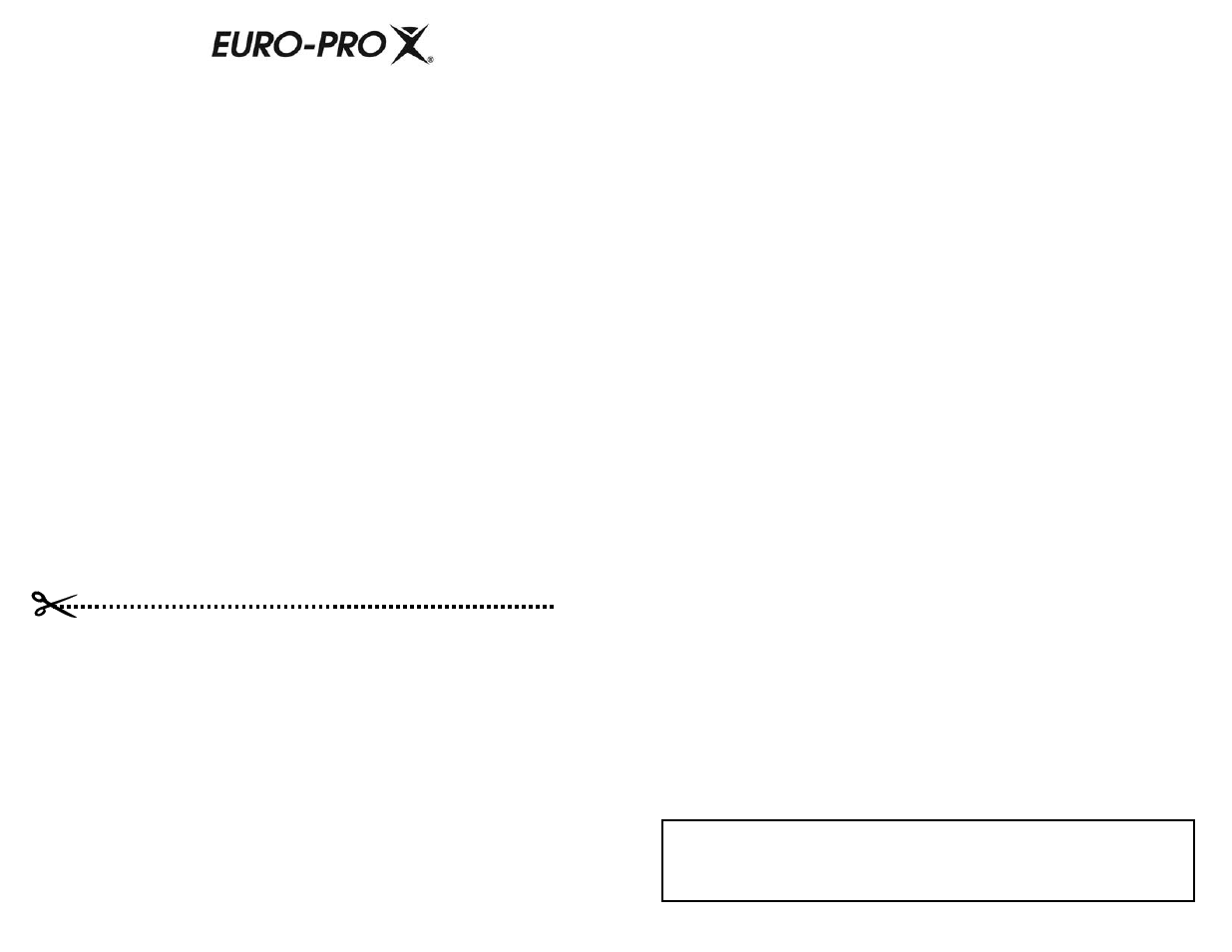 Conserve estas instrucciones, Para uso doméstico solamente, Tarjeta de registro del producto | Instrucciones importantes de seguridad | Euro-Pro TO31 User Manual | Page 15 / 20