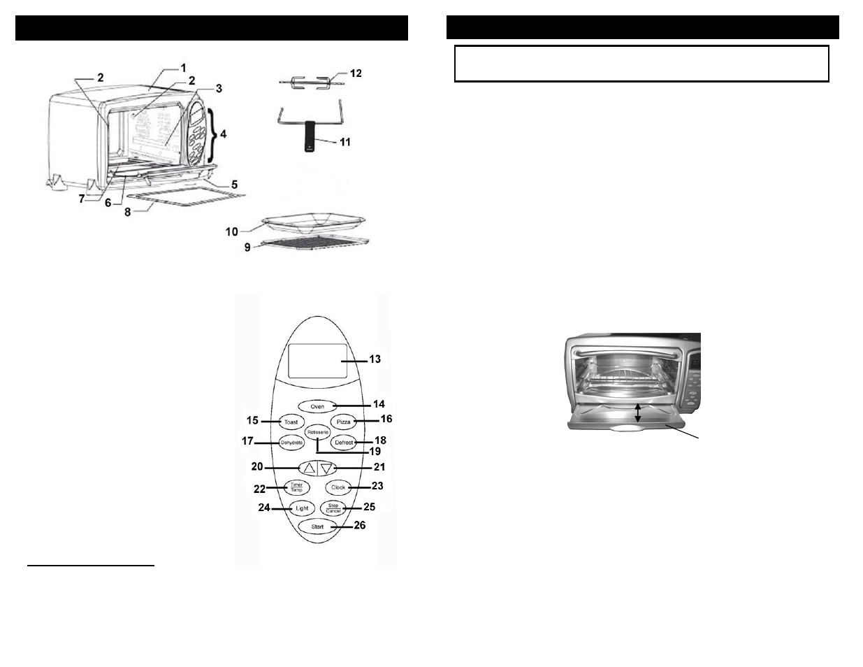 Entretien et nettoyage, Getting to know your toaster oven | Euro-Pro TO31 User Manual | Page 4 / 20