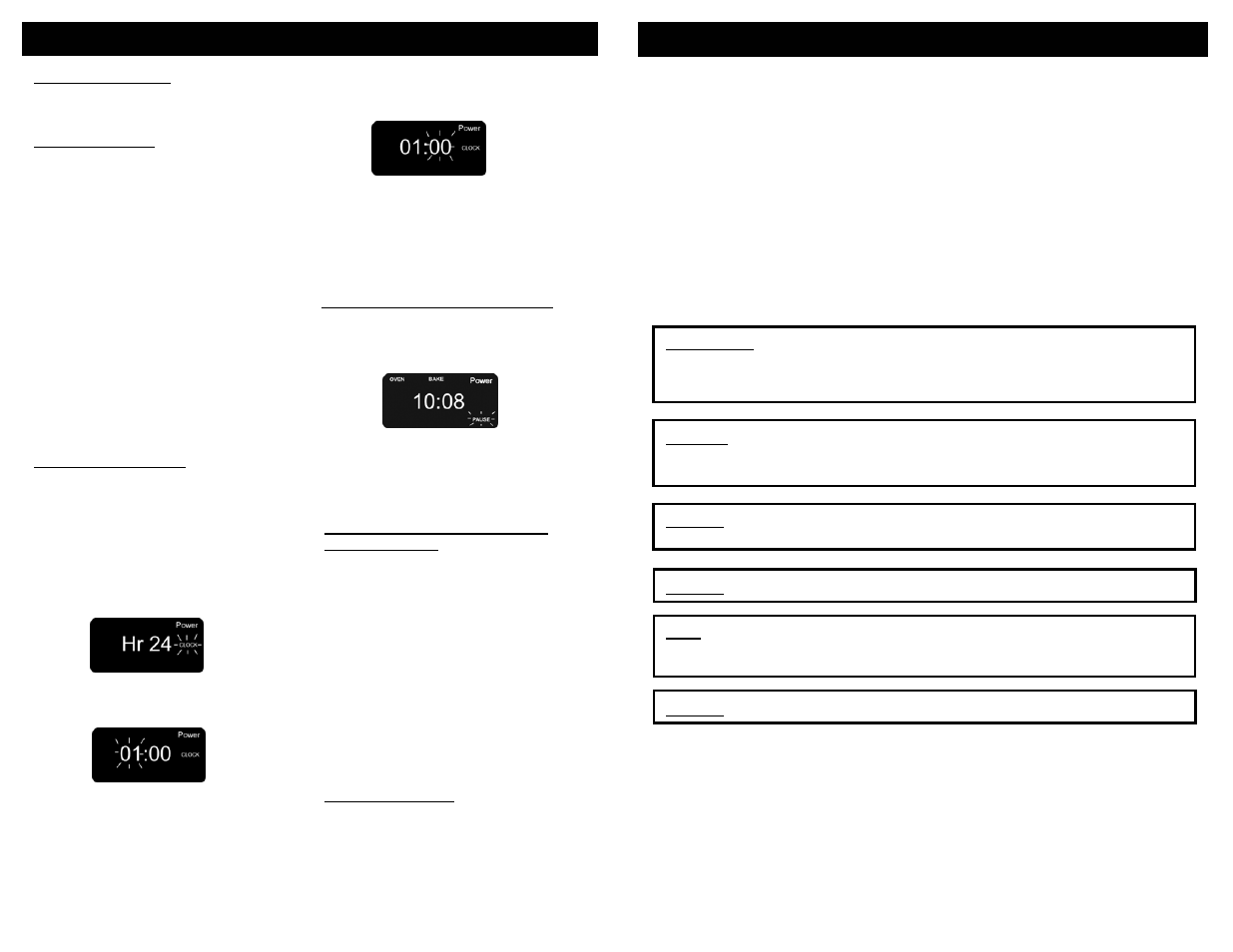 Before using your digital convection oven, Mode d’emploi | Euro-Pro TO31 User Manual | Page 5 / 20