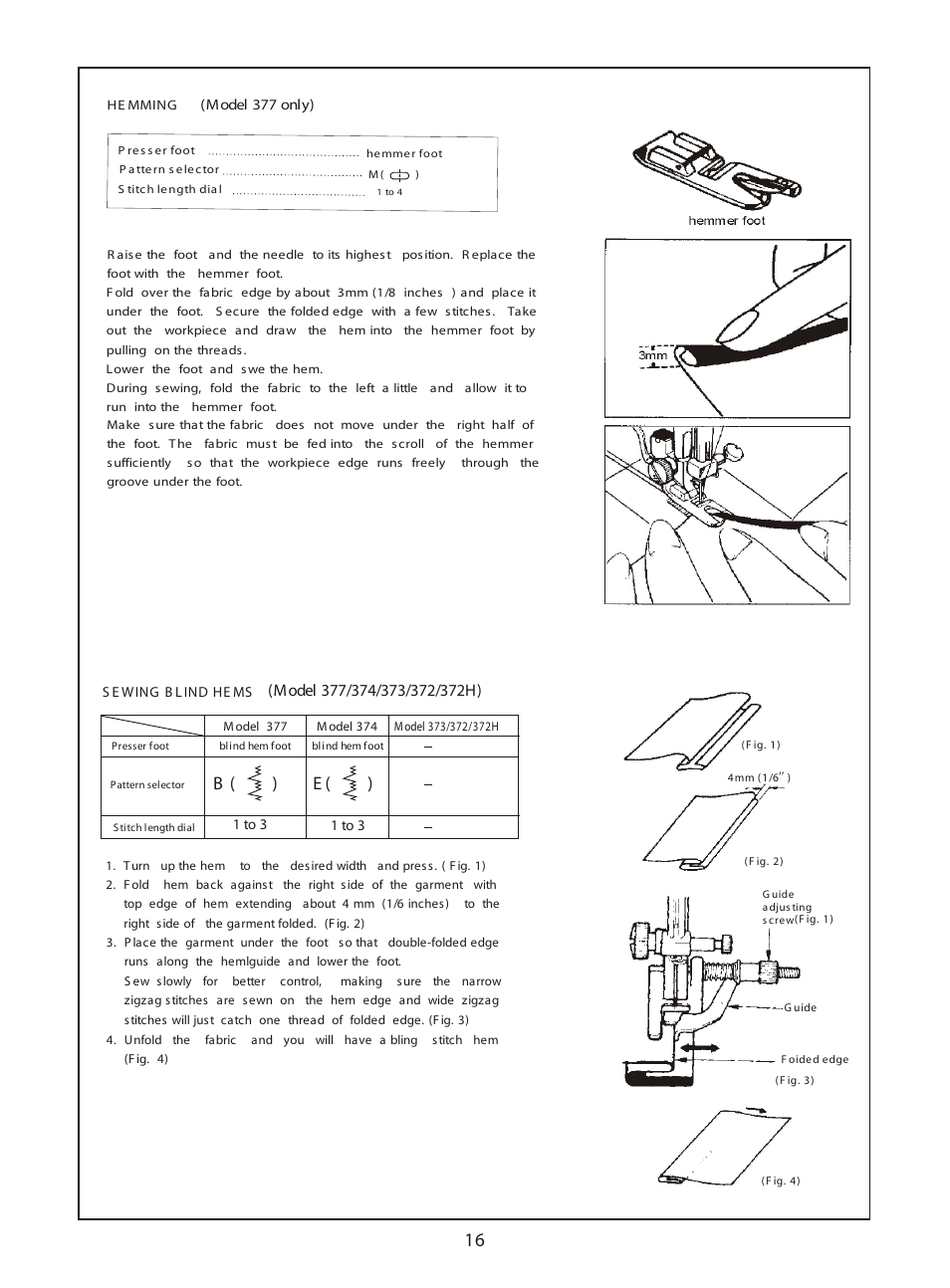 B ( ) e ( ) | Euro-Pro 372  EN User Manual | Page 17 / 21