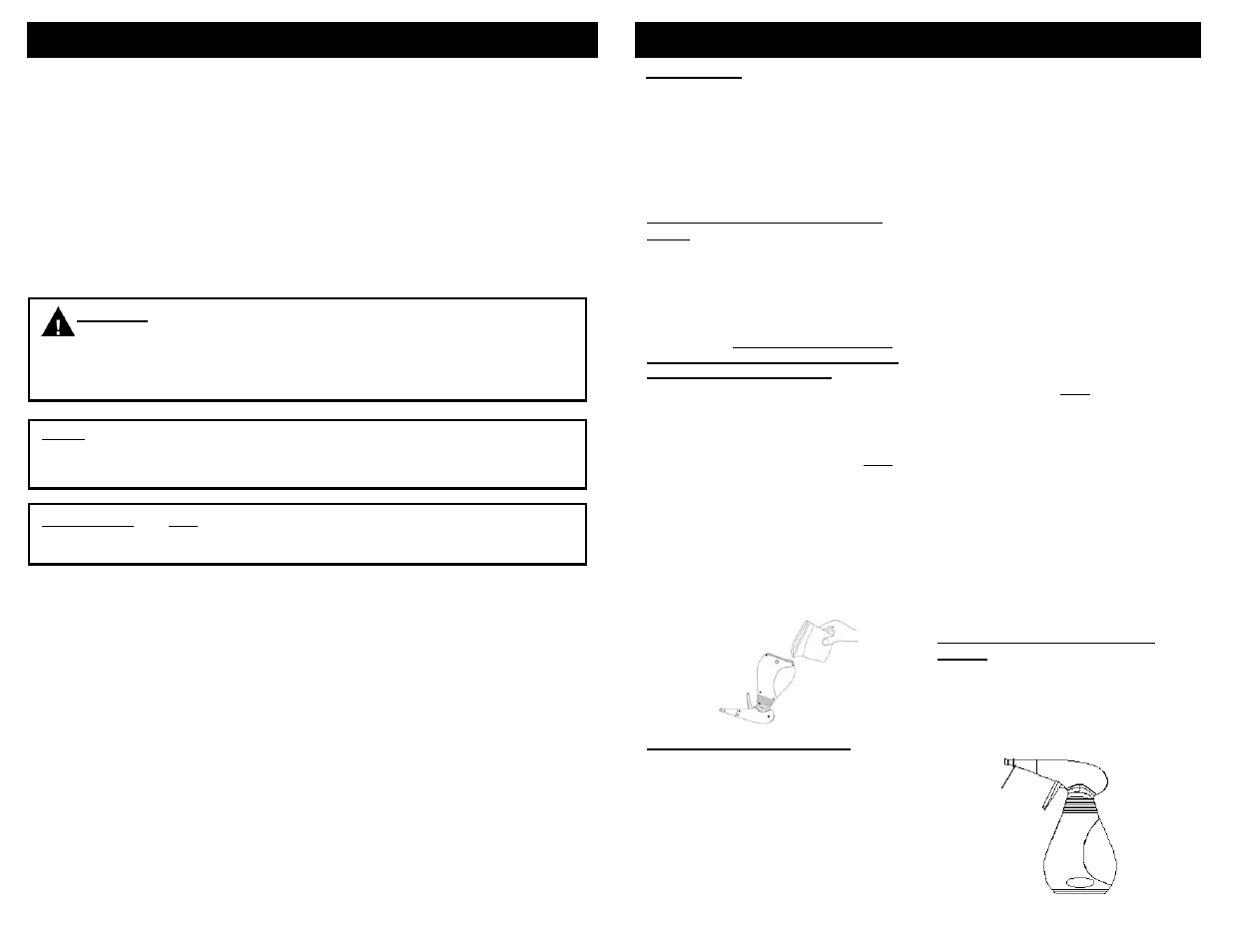 Features of steam cleaner, Operating instructions | Euro-Pro SC618HZ User Manual | Page 6 / 6