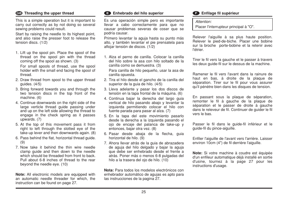 Euro-Pro 6130A LCD User Manual | Page 32 / 108