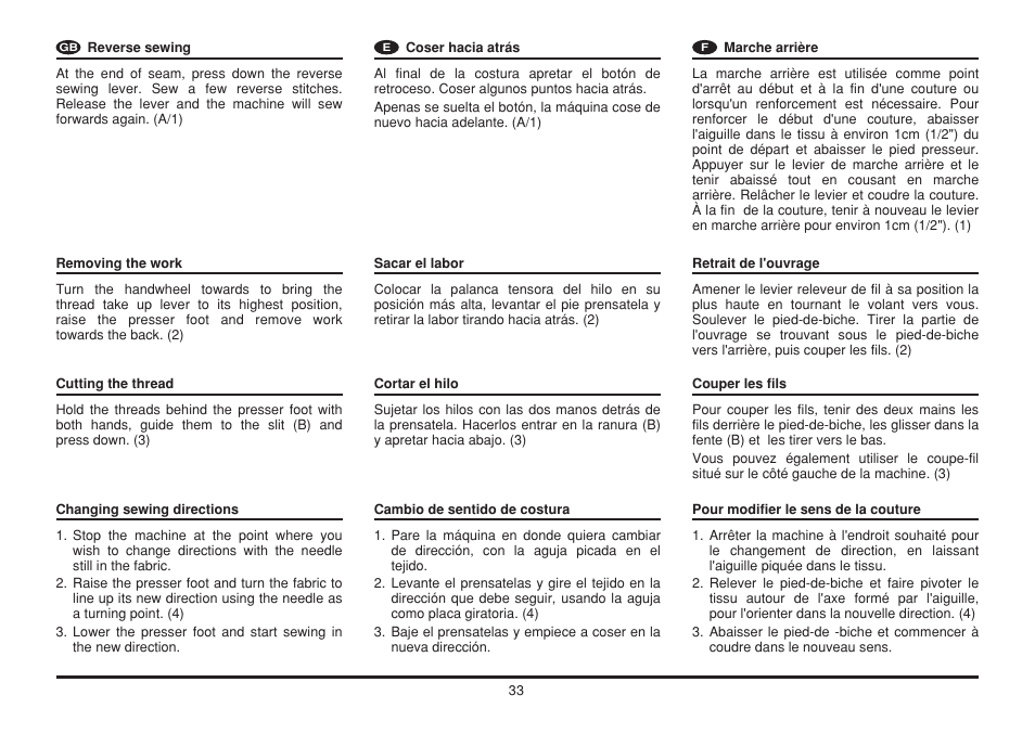 Euro-Pro 6130A LCD User Manual | Page 40 / 108