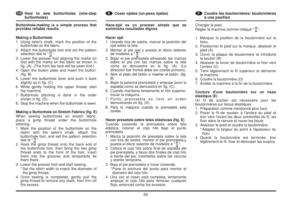 Euro-Pro 6130A LCD User Manual | Page 66 / 108