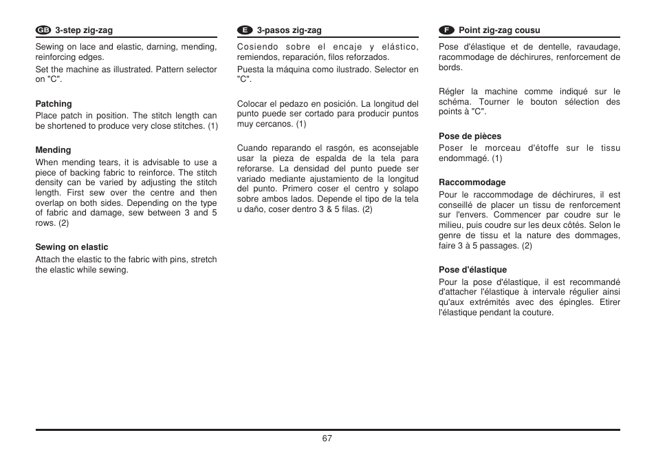 Euro-Pro 6130A LCD User Manual | Page 74 / 108