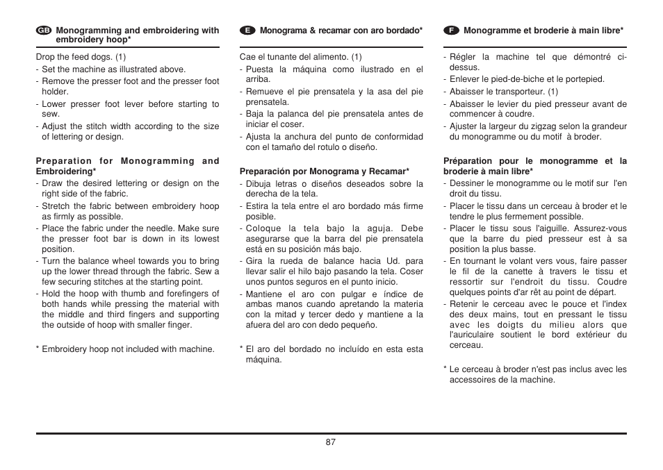 Euro-Pro 6130A LCD User Manual | Page 94 / 108