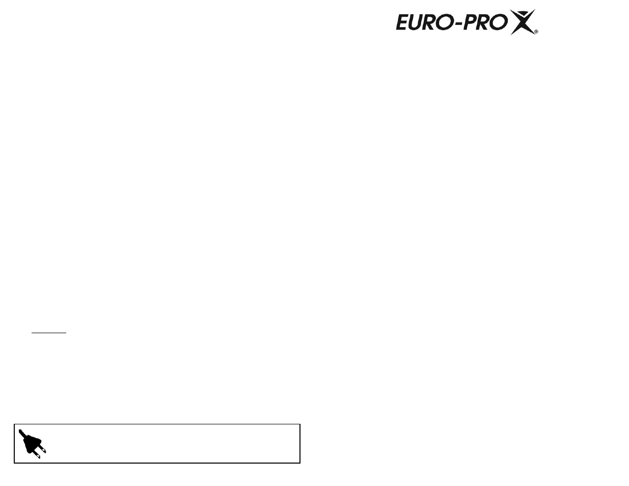 Save these instructions, Important safety instructions, For household use only | Lifetime limited warranty | Euro-Pro NINJA QB900W 30 User Manual | Page 2 / 4