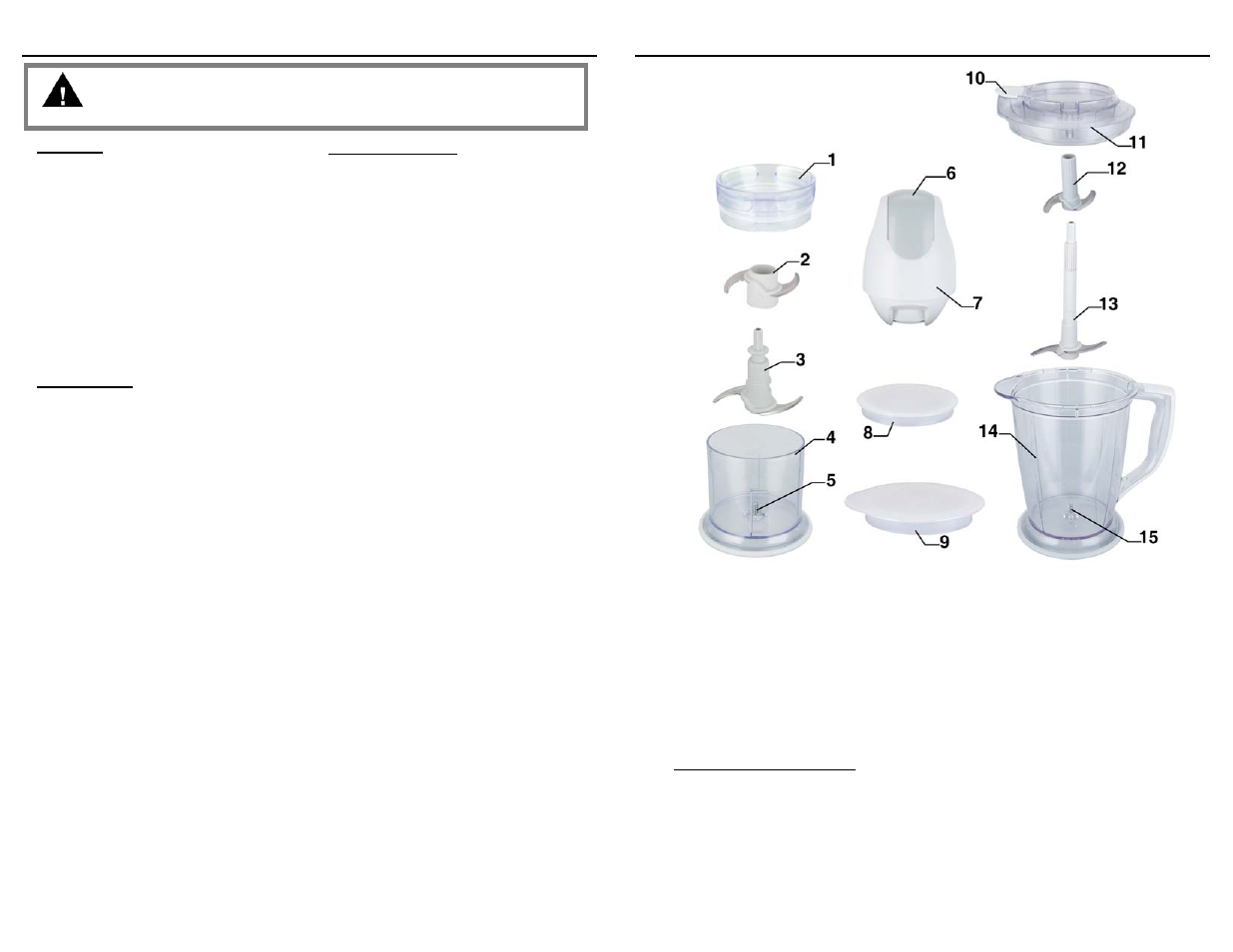 Getting to know your ninja master prep, Cleaning & maintenance | Euro-Pro NINJA QB900W 30 User Manual | Page 3 / 4