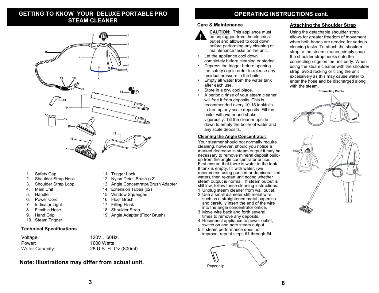 Euro-Pro SC505H User Manual | Page 4 / 6