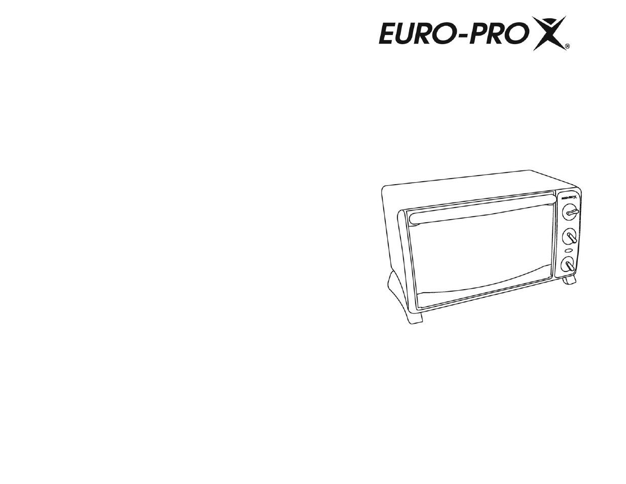 Euro-Pro TO289 User Manual | 6 pages