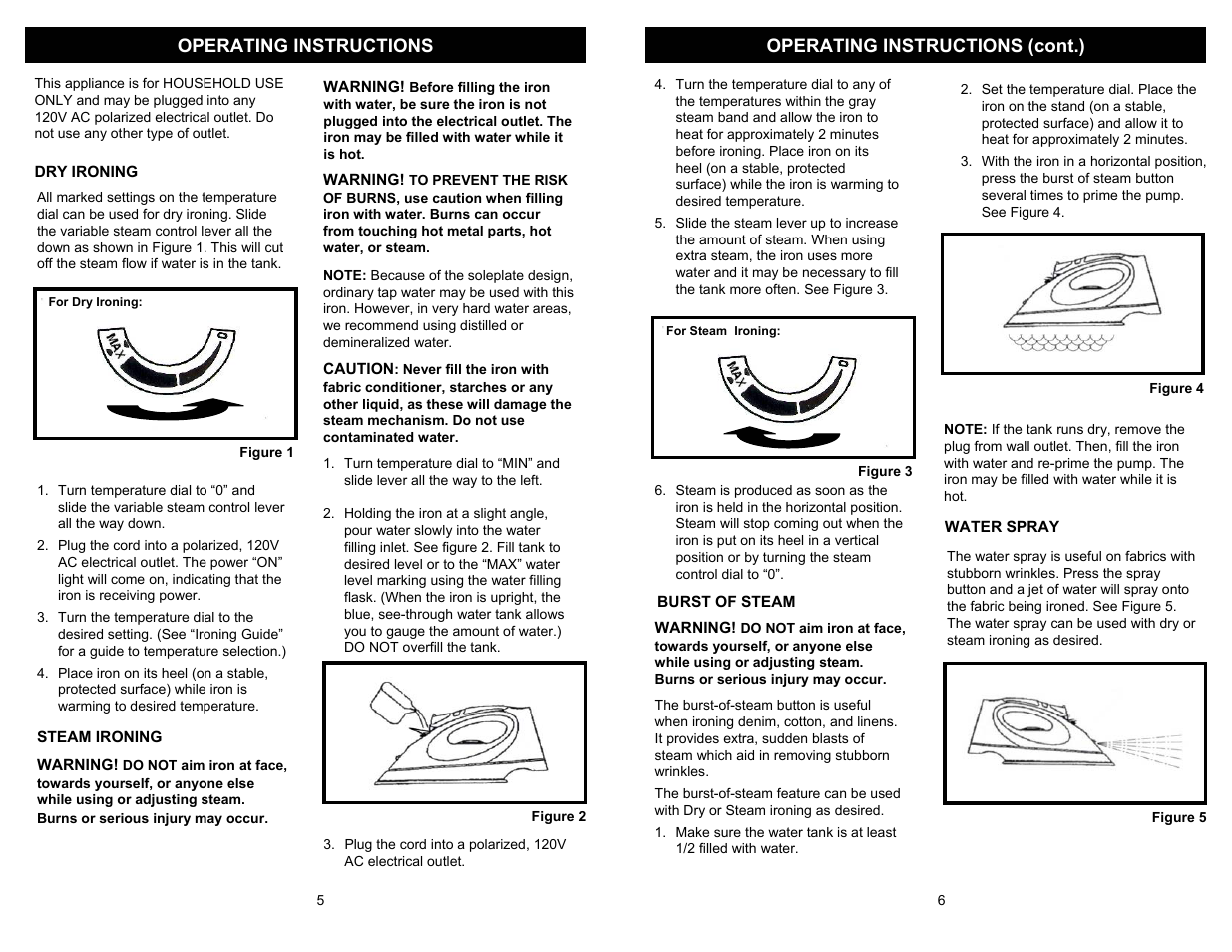 Euro-Pro STINGRAY EP470 User Manual | Page 8 / 8