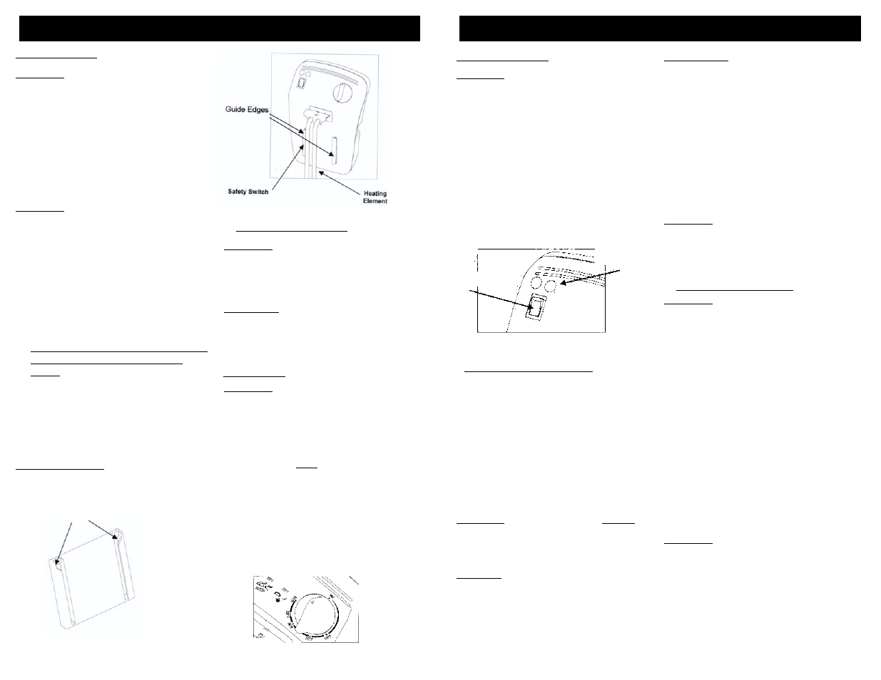 Slide number 4, Operating instructions cont | Euro-Pro F1063 User Manual | Page 4 / 6