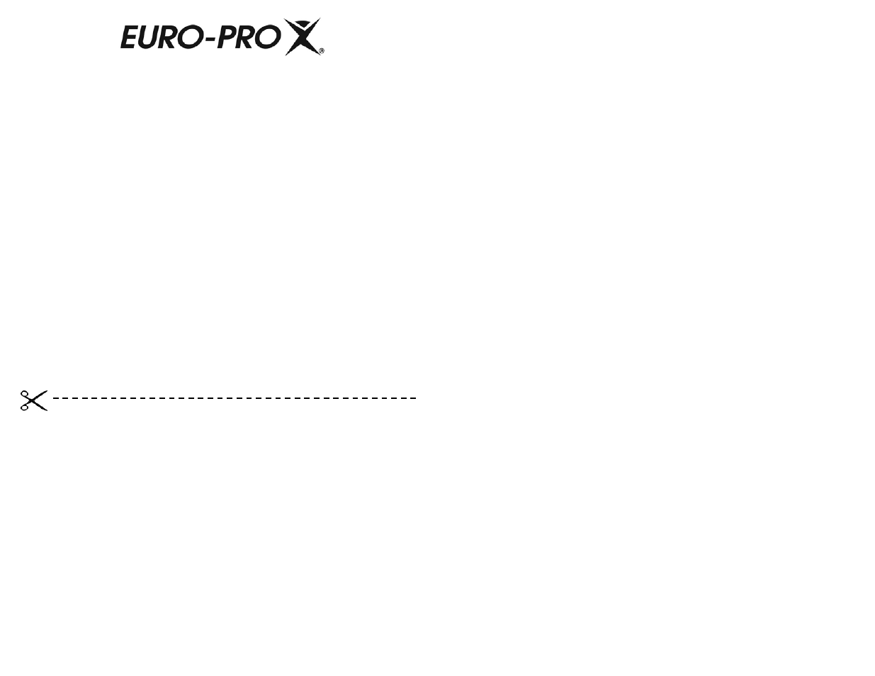 One (1) year limited warranty, Ownership registration card | Euro-Pro THREE-TIER KS315 User Manual | Page 6 / 6