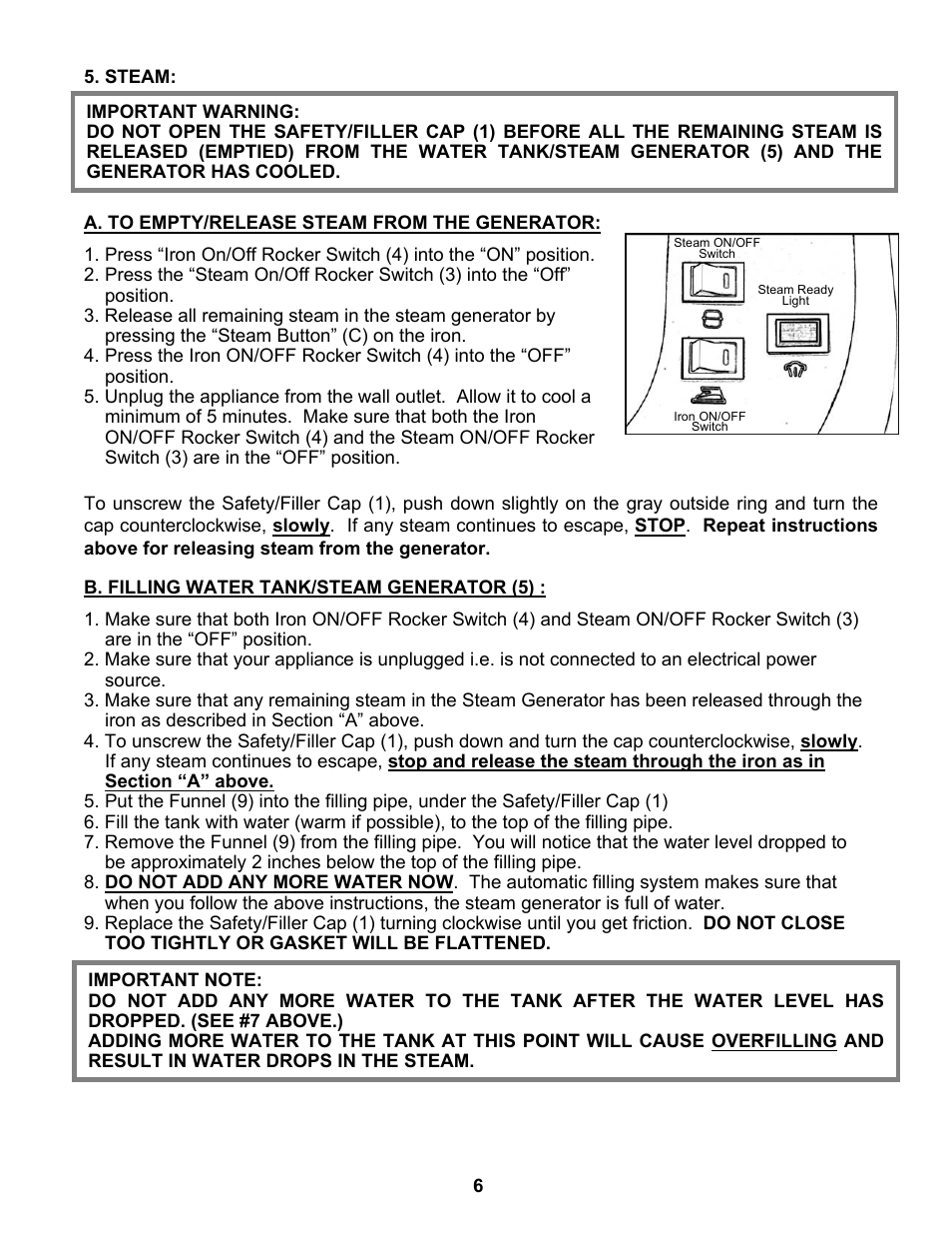 Euro-Pro EP8015 User Manual | Page 7 / 12