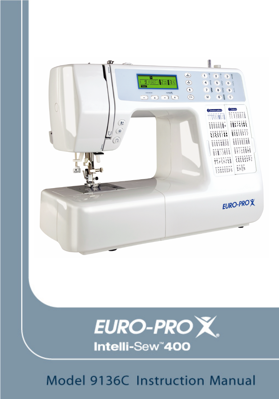 Euro-Pro INTELLI SEW 9136C User Manual | 68 pages