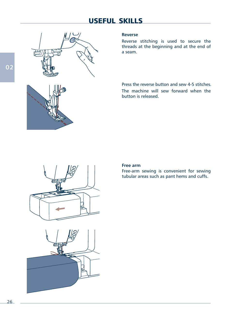 Useful skills | Euro-Pro INTELLI SEW 9136C User Manual | Page 28 / 68