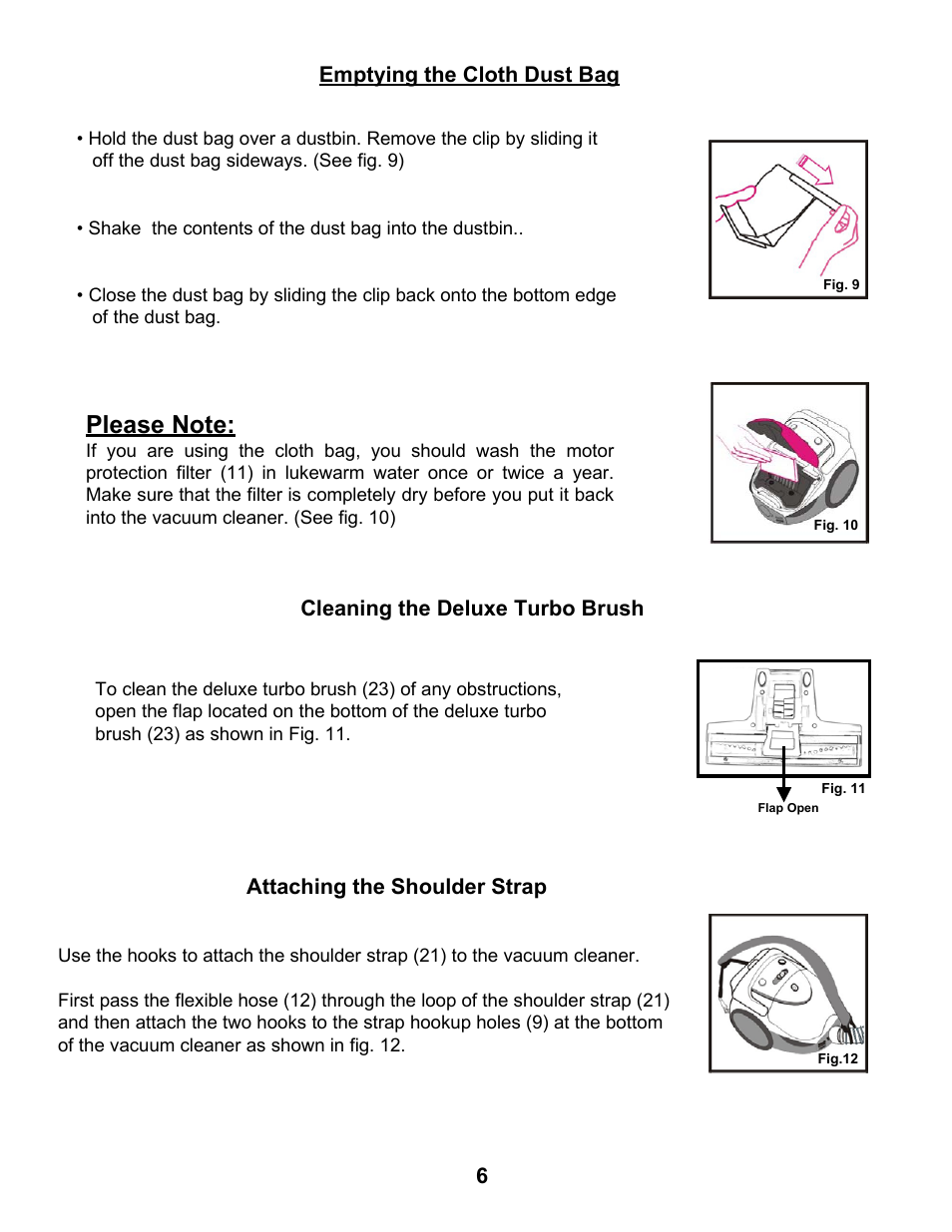 Euro-Pro TRUE HEPA SHARK PLUS EP238 User Manual | Page 7 / 10