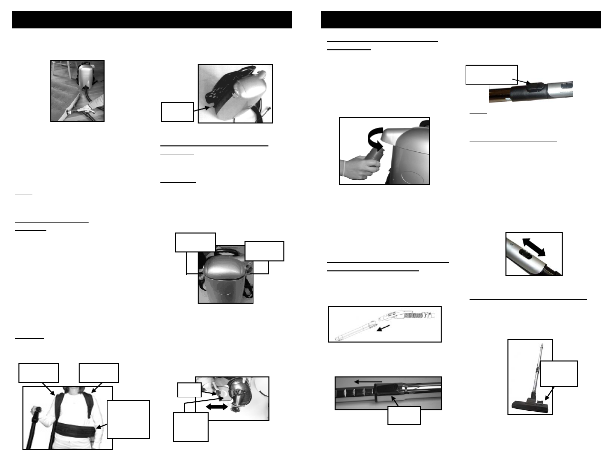 Operating instructions | Euro-Pro BPV325H User Manual | Page 7 / 8