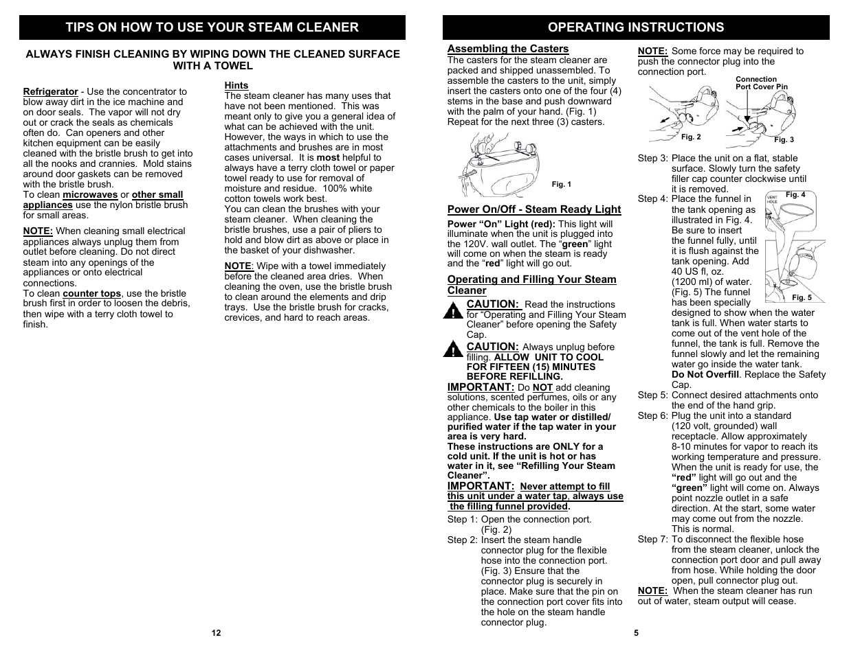 Euro-Pro EP924H User Manual | Page 7 / 10