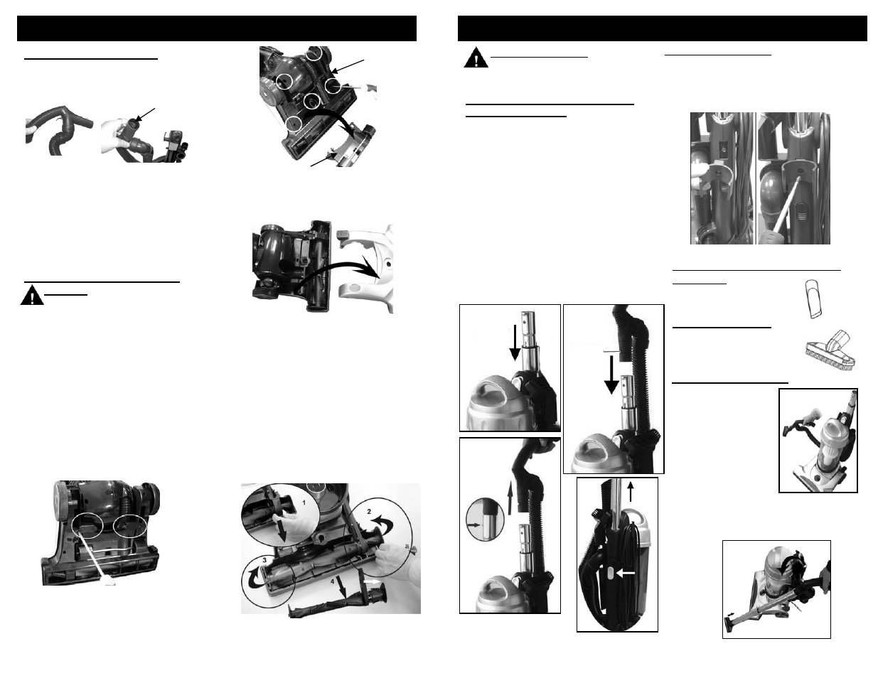 Operating instructions, Consignes d’utilisation | Euro-Pro SHARK V1310PT User Manual | Page 10 / 20