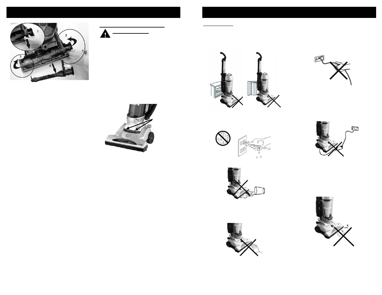 Medidas de precaución, Instrucciones de uso | Euro-Pro SHARK V1310PT User Manual | Page 17 / 20