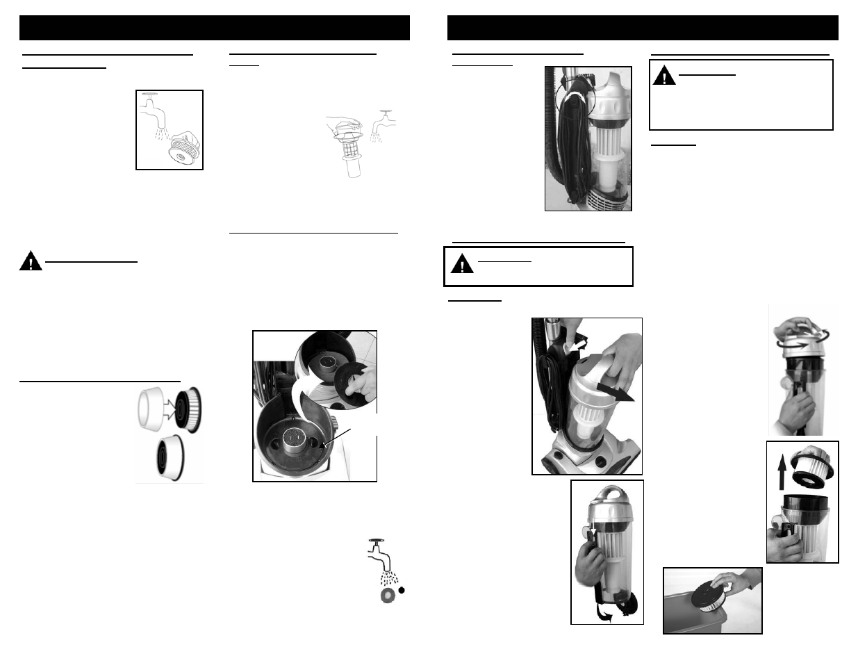 Operating instructions, Consignes d’utilisation | Euro-Pro SHARK V1310PT User Manual | Page 7 / 20