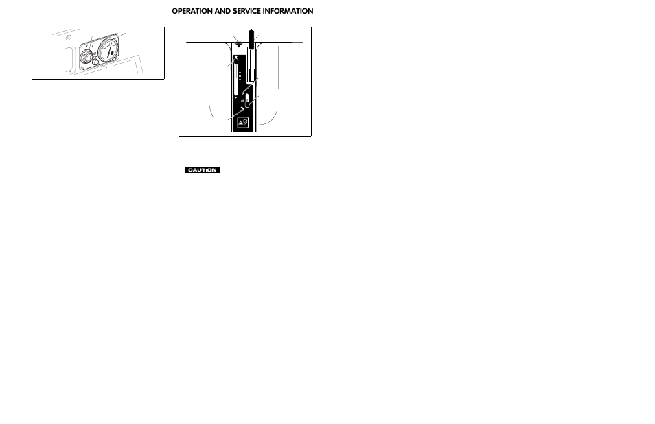 Operation and service information, Choke, Fuel gauge | Low oil pressure indicator light | E-Z-GO ST 480 User Manual | Page 17 / 66