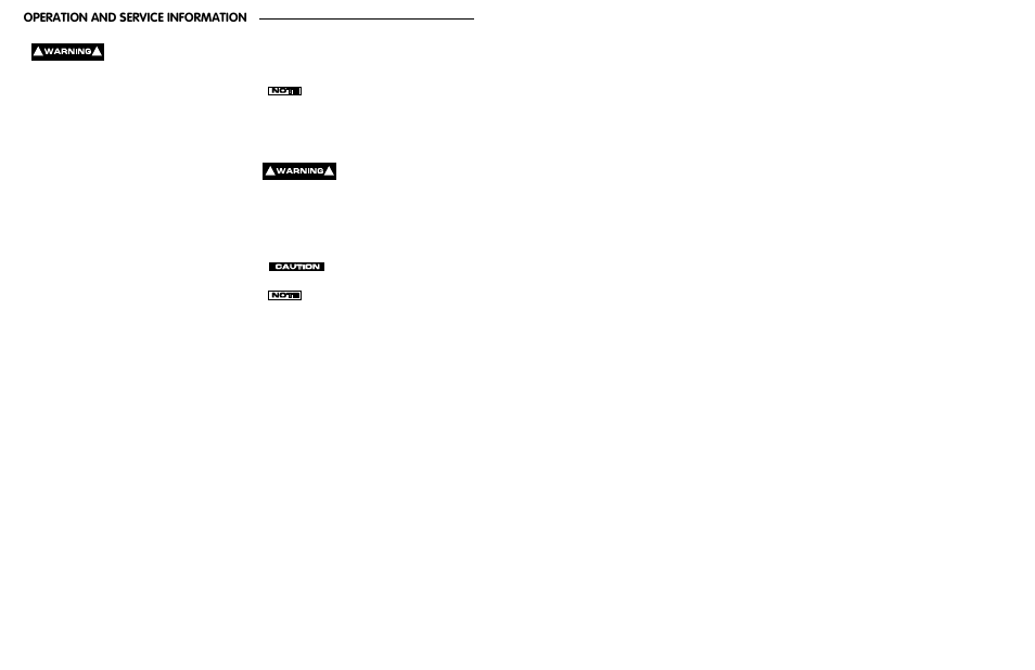 Operation and service information | E-Z-GO ST 480 User Manual | Page 28 / 66