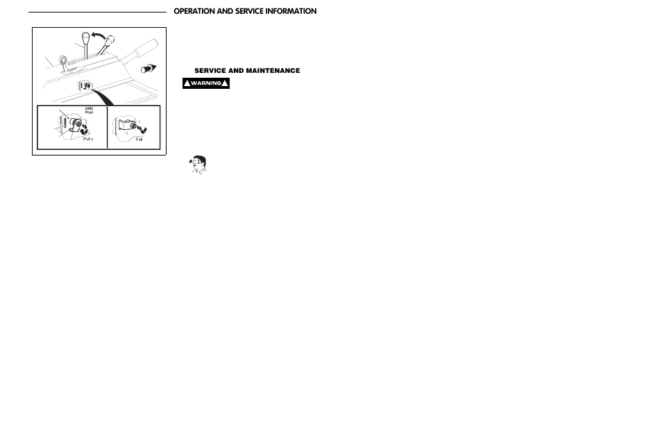 Operation and service information, Service and maintenance | E-Z-GO ST 480 User Manual | Page 31 / 66